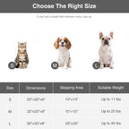 Love's cabin Round Donut Cat and Dog Cushion Bed, 20in Pet Bed for Cats or Small Dogs, Anti-Slip & Water-Resistant Bottom, Super Soft Durable Fabric Pet beds, Washable Luxury Cat Dog Bed Stripe Camel