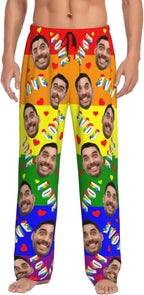 Custom Pajama Pants Personalized Pajama Bottoms With Photo Customizable Pajama For Men Women Add Your Design