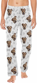 MyPupSocks Custom Pet Face Pajamas Pants Photo Pajama Bottoms for Men S-XXL