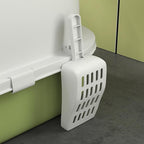 PawHut Cat Litter Box, Covered Kitty Litter Box with Lid, Scoop, Deodorizing Bags for Odor Control, Privacy, Portable, Easy to Clean, Green