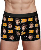 Personalized Underwear for Men with Face Custom Face Boxers Customized Boxer Briefs Funny Gifts for Him Husband Boyfriend