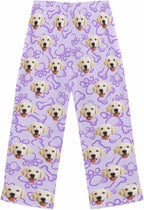 Custom Face Pajamas Pants Personalized Nightwear Bottoms for Women XS-XXL