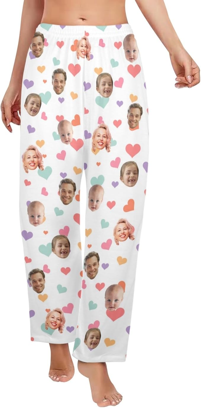 Personalized Pajamas, Custom Pajama Pants for Women, Customize Pajamas for Men