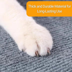 SAVUK Cat Scratching Mat for Couch Furniture Protective Cover Anti-Fall Climbing Claw Corner Wall Mat Self-Adhesive Cuttable Easy to Clean Replacement Carpet Rug (Grey, 15.8" x 78.7")