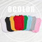 Custom Dog T-Shirts with Name, Breathable Personalized Print or Embroidered Name Numbers, Pet Vest Clothes, Summer Clothing Pullover for Dogs, Puppies, Cats, Kittens (XXL, 8 Colors)