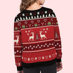 Wrappiness A Girl And Her Dog Christmas Sweatshirt - Cozy Unisex Fit Custom Shirt - Cute for Women Pet Lovers