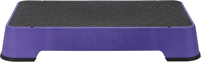 HUNTMARK Dog Training Place Board - Durable Hunting Dog Training Platform - Non-Skid Surface and Nonslip Feet - Stackable, Portable Agility Platform - Modern Puppy Trainer Equipment (Purple)