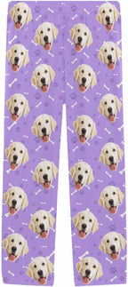 MyPupSocks Personalized Face Pajamas Pants Photo Pajama Bottoms for Men S-XXL