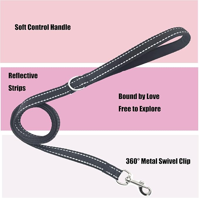 Sparkly Dog Harness Small Sized and Leash Set for Small Dogs Cats,Black XS Puppy Harness, Step in Soft Dog Reflective Vest, Breathable Mesh Pet Harness. (Black, XS)