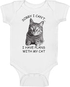 Indigo Legend Funny Cat Baby Bodysuit – Artist-Designed Print, USA-Hand Screen-Printed, Limited Edition Small-Batch