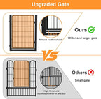 Dog Fence Indoor Pens Outside,Portable Outdoor Dog Playpen 40" H 10 Panels Pet Play Pen Exercise Pens for Puppys Small Medium Large Dogs RV Camping Yard Garden Wide Gate