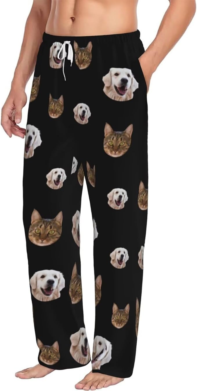 Custom Pajama Pants Personalized Pajama Bottoms With Photo Customizable Pajama For Men Women Add Your Design