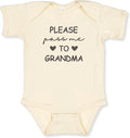 COUPLEHOODIES Personalized Baby Onesie Bodysuit – Custom Embroidery Gift for Pregnancy Reveal Baby Shower or First Grandchild