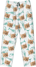 Custom Pajama Pants Personalized Pajama Bottoms With Photo Customizable Pajama For Men Women Add Your Design