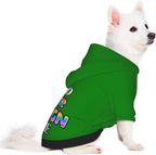 Custom Dog Hoodie Personalized Dog Sweatshirt, Dog Clothes for Small Dogs Customizable, Green, XXL, Ropa para Perros Pequeños Customized Pets Puppy Clothes, Personalized Gifts