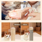 Cat Nail File Scratcher- Cat Scratch Pad with 80-Grit Aluminum Oxide, Wrap-Around Design for Cat Trees and Posts, Scratch Mat is Ideal for Trimming Cat Nails (14.64"x11.14")
