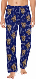 MyPupSocks Custom Pet Face Pajamas Pants Photo Pajama Bottoms for Men S-XXL
