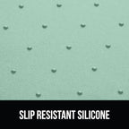 GORILLA GRIP 100% Waterproof Raised Edge BPA Free Silicone Pet Feeding Mat, Dog Cat Food Mats Contain Spills Protects Floors, Placemats for Cats and Dogs Water Bowl, Pets Accessories 32x24 Mint