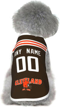 Cleveland Dog Clothes Jersey Pet Jersey Customized Any Name & Number S-5XL for Small Middle and Big Dogs