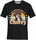 Custom T Shirts with Face Photo Text Pet Shirt for Men Personalized Picture Tee Shirt Design Your Own Dad Grandpa Shirt