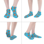 Personalized Ankle Socks with Face Custom Photo Socks Low Cut Ankle Socks Athletic Socks Valentine's Day Gifts for Women Men