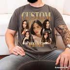 NAZENTI Custom Valentine Shirt Gifts for Boyfriend, Customized Bootleg Rap Tee