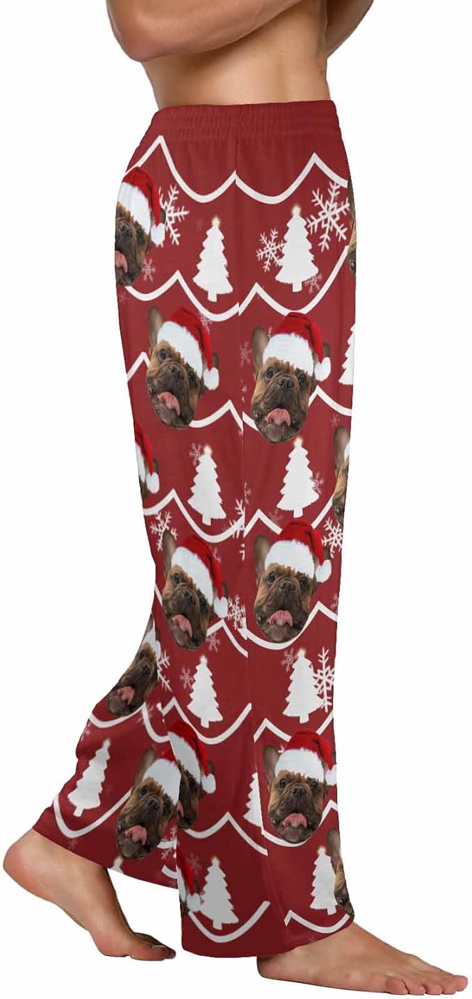Custom Pajama Pants for Men, Personalized PJ Pants with Photos, Custom Mens Pajama Shorts, Gifts for Dad Husband