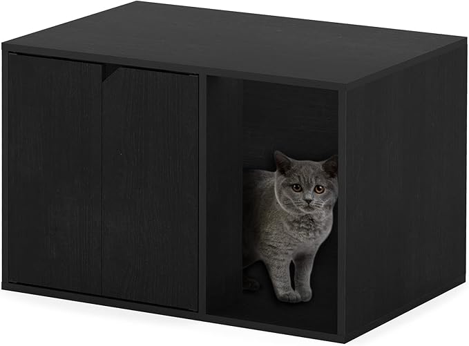 Furinno Peli Litter Box Enclosure, Small, Americano