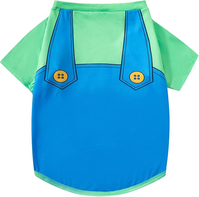 Halloween Pet Costume Super Dog Role Play Costumes (Light Green, S)