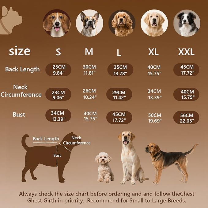 Small/Medium Dog Sweater, Warm Dog Winter Coat w/Sleeves, Comfortable High Neck Premium Dog Clothes for Labrador-Best for Holidays, Daily Walks XL Green