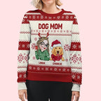 Wrappiness A Girl And Her Dog Christmas Sweatshirt - Cozy Unisex Fit Custom Shirt - Cute for Women Pet Lovers