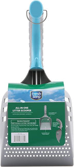 Fresh Step All in One Litter Scoop - Fast and Easy to Use Cat Litter Scooper with Deep Shovel and Ergonomic Handle Grip - 2 Pack