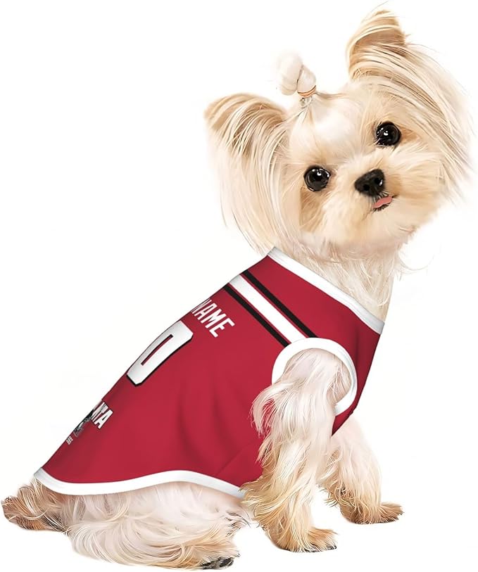Atlanta Dog Clothes Jersey Pet Jersey Customized Any Name & Number S-5XL for Small Middle and Big Dogs