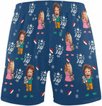 Custom Pajama Pants for Men, Personalized PJ Pants with Photos, Custom Mens Pajama Shorts, Gifts for Dad Husband