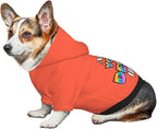 Custom Dog Hoodie Personalized Dog Sweatshirt, Dog Clothes for Small Dogs Customizable, Tomato, XXL, Ropa para Perros Pequeños Customized Pets Puppy Clothes, Personalized Gifts