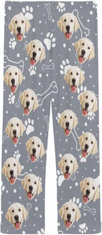 MyPupSocks Personalized Face Pajamas Pants Photo Pajama Bottoms for Men S-XXL