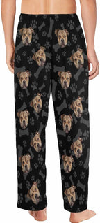 MyPupSocks Custom Pet Face Pajamas Pants Photo Pajama Bottoms for Men S-XXL