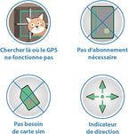 Cat Tracker RF Finder Longest Range up to 1600 ft lightest pet Safety Tracking Device only 0.28oz Small Pets Dog Girafus Pro-Track-tor Pet Tracker