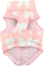 SMALLLEE_Lucky_Store New Various Pet Cat Dog Soft Padded Vest Harness Small Dog Clothes Pink Bow, Model: BFL049-Pink-L, L(Chest 17.7" Back 15.0")