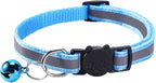 14 Pack Breakaway Cat Collar with Bell, Reflective Kitten Collar for Girl Boy Cats, Safety Buckle Adjustable 7.5-12.5 Inch, 0.4 Inch Width Lightweight, Pet Gifts (Multi-Colored)
