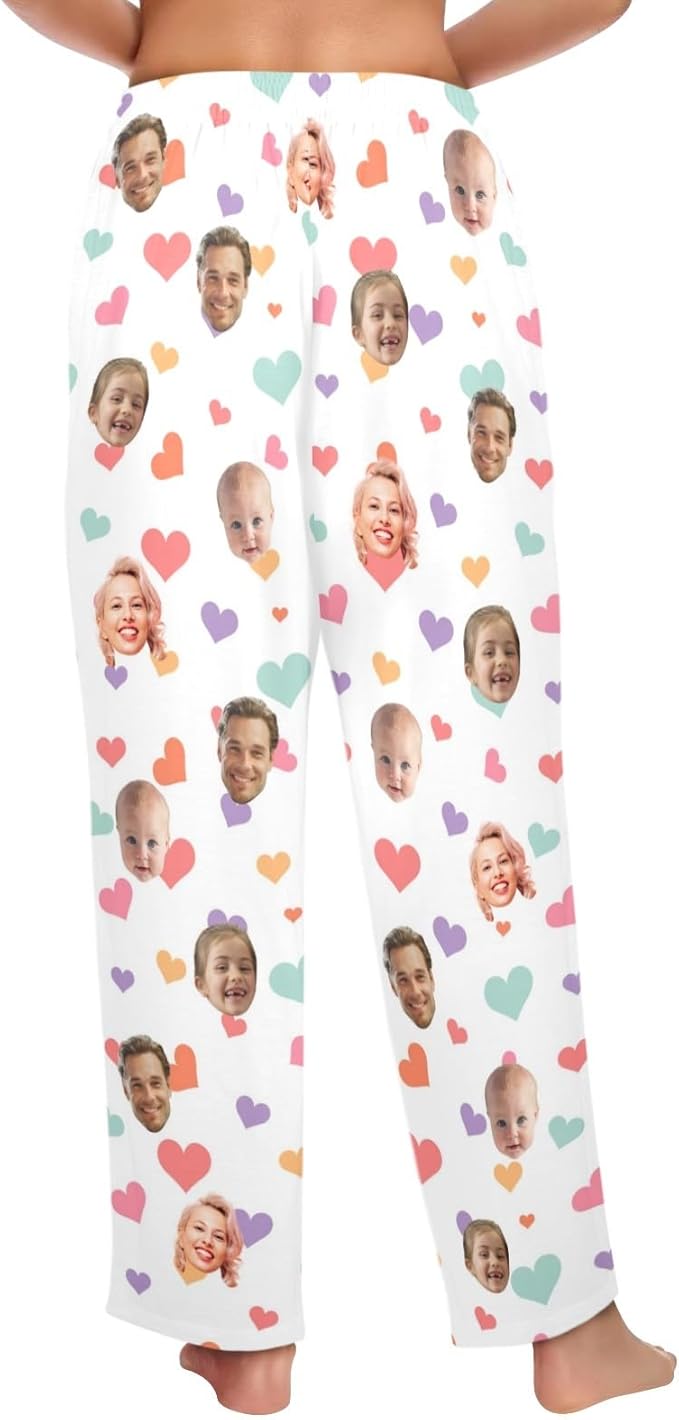 Personalized Pajamas, Custom Pajama Pants for Women, Customize Pajamas for Men