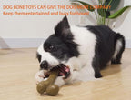 Tough Dog Toys for Aggressive Chewers, Indestructible Dog Toys, Nylon Dog Bones, Durable Tough Puppy Teething Toys, Interactive Dog Toys for Medium Large Breed, Best Gift for Dogs, Beef Flavor
