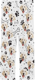MyPupSocks Personalized Face Pajamas Pants Photo Pajama Bottoms for Men S-XXL