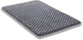 Dog Bed for Crate High Resilience Foam Crate Pad Mat for Medium Dogs Washable Anti-Slip,29" x 18",Dark Gray