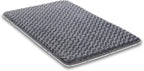 Dog Bed for Crate High Resilience Foam Crate Pad Mat for Medium Dogs Washable Anti-Slip,29" x 18",Dark Gray