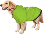 Personalized Pet Sweatshirt, Custom Dog Hooded with Pocket, Customize Hoodies for Dogs, Puppy, L, Yellow