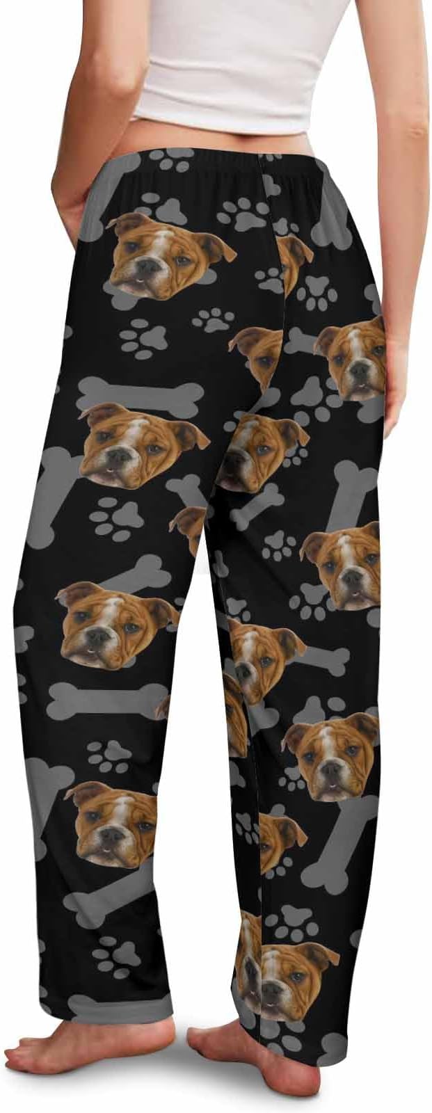 Customized Face Pajama Custom Pajama Pants with Photo for Women Mom