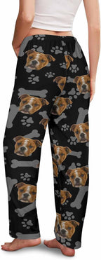 Customized Face Pajama Custom Pajama Pants with Photo for Women Mom