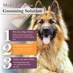 SleekEZ Dog Brush for Shedding & Dog Grooming Supplies | Pet Hair Removal Tool | Great For All Fur Types | For Short, Medium, & Long Hair Pets | Reduces Shedding by 95% | Made in USA | 5 inch