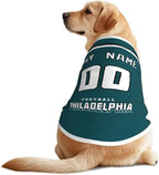 Philadelphia Custom Pet Jersey Dog Jersey Clothes Various Sizes Customized Any Name & Number for Small & Middle and Big Dogs